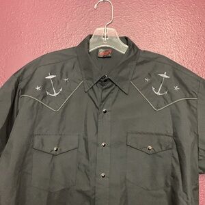 ROCK AND ROLLER PUNK WESTERN SHIRT SIZE LARGE